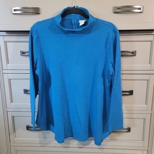 Chico's turtle neck tunic tee